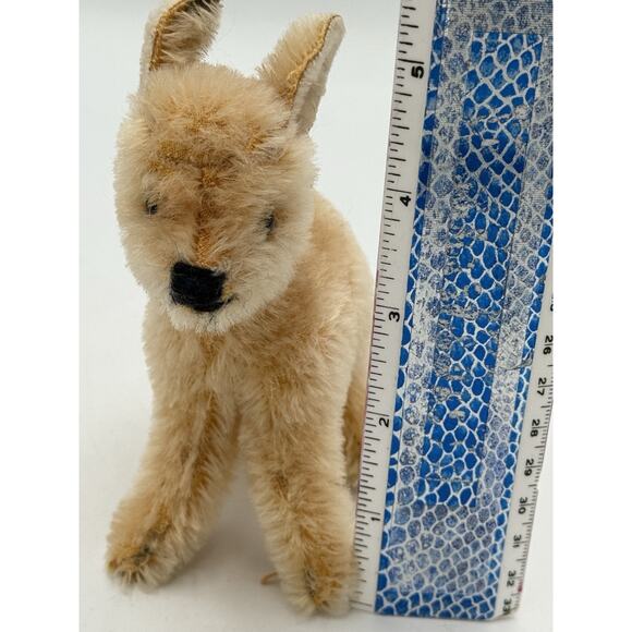 Vtg Steiff Animal Collectors Stuffed Animal Plush Toy 7" Fawn Mohair - Picture 7 of 7